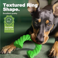 Natural Rubber Horseshoe-Shaped Chew Toys,Dog Toys For Aggressive Chewers, Dog Toys For Medium Large Dogs, Toys For Tran