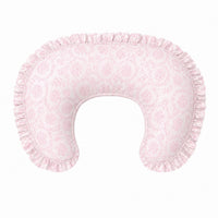 Pink Chinoiserie Ruffle Nursing Pillow Cover