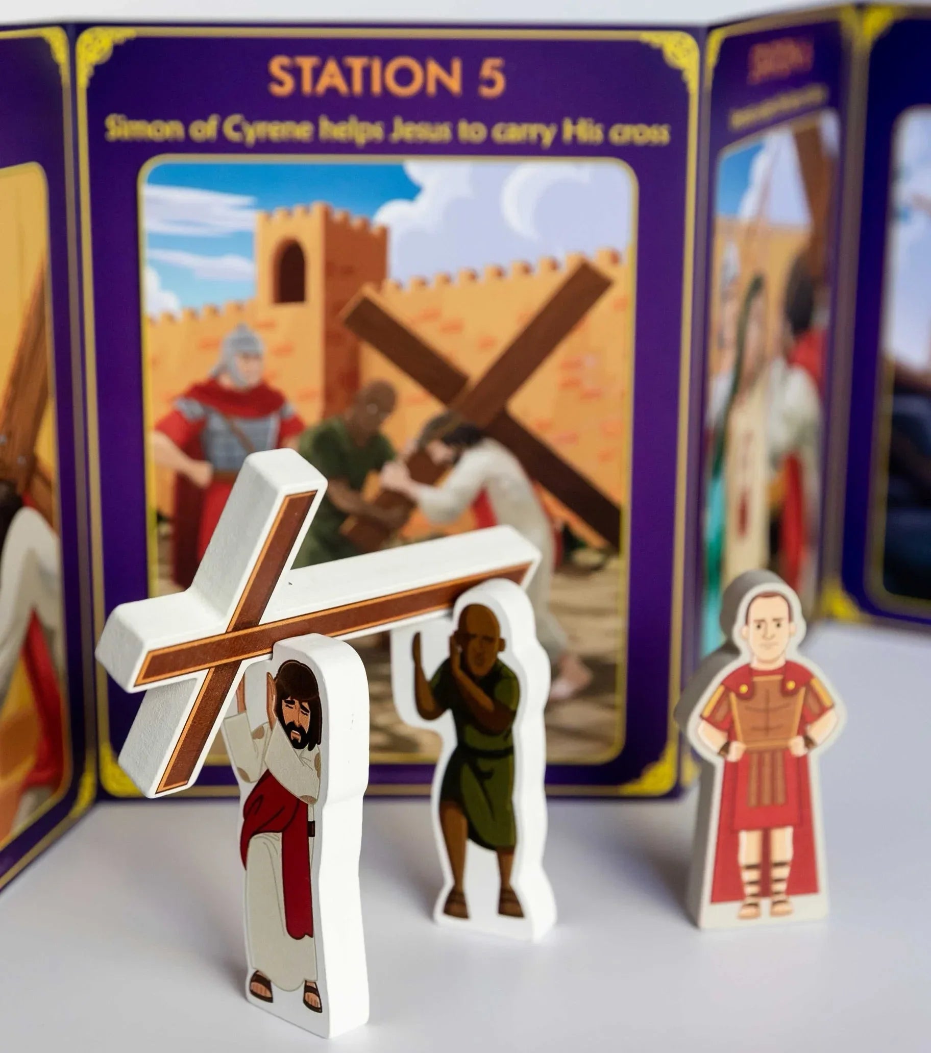 Stations of the Cross Pray & Play Set - By Saintly Heart & Brother Francis - BIG FRENCHIES
