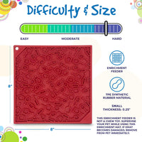Vino Dog eMat - Enrichment Lick Mat For Dogs and Cats | Wine-Inspired Design| SodaPup - BIG FRENCHIES