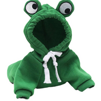 Cute Frog Pet Sweater – Green Hoodie for Small & Medium Dogs - BIG FRENCHIES