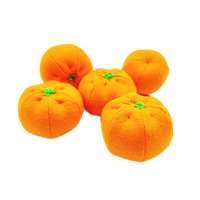 Mandarin / Tangerine orange citrus felt fruit - BIG FRENCHIES