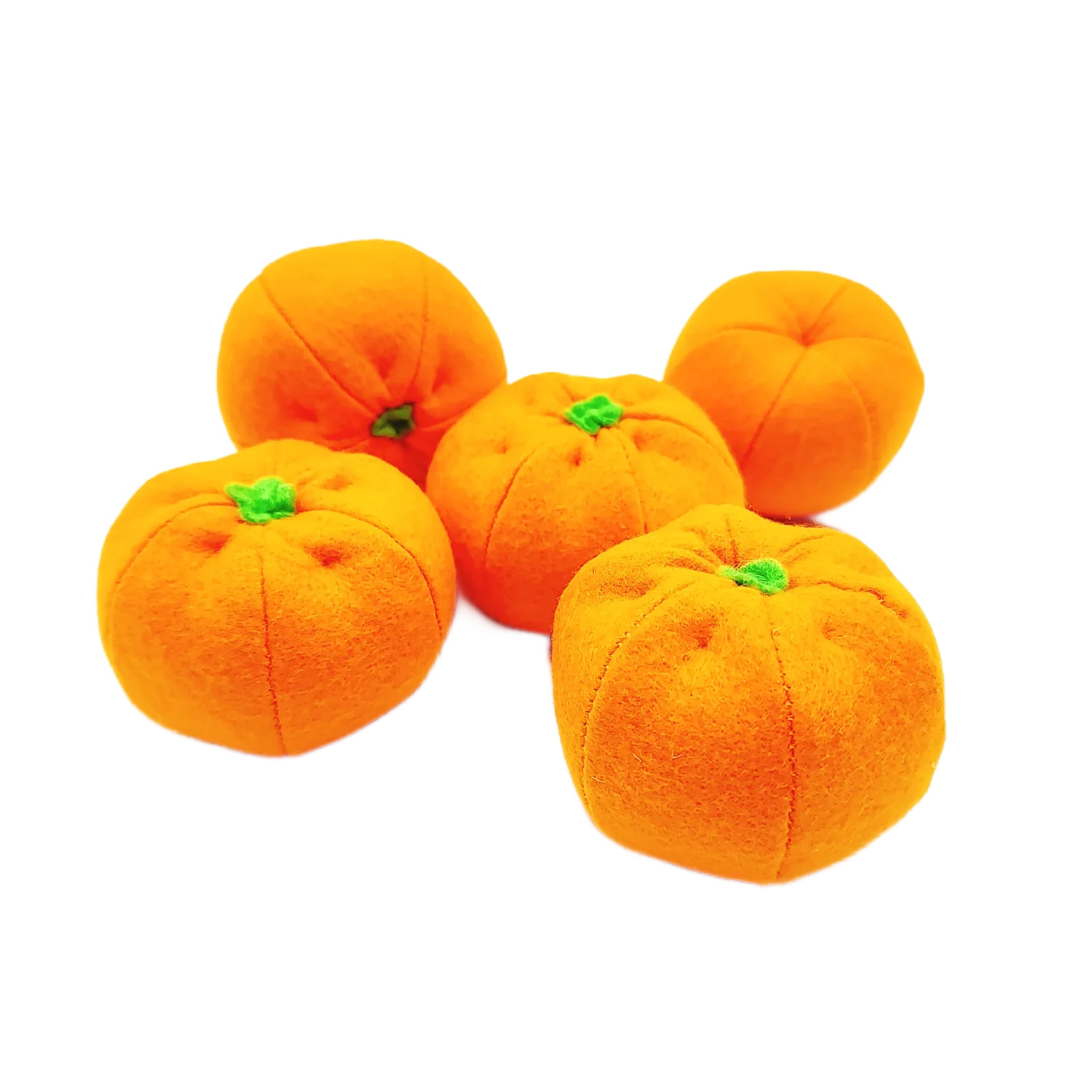 Mandarin / Tangerine orange citrus felt fruit - BIG FRENCHIES