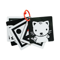 The Original, High Contrast (Black, White, Red) Flashcards for Baby - BIG FRENCHIES