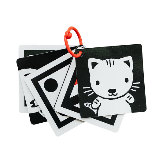 The Original, High Contrast (Black, White, Red) Flashcards for Baby - BIG FRENCHIES