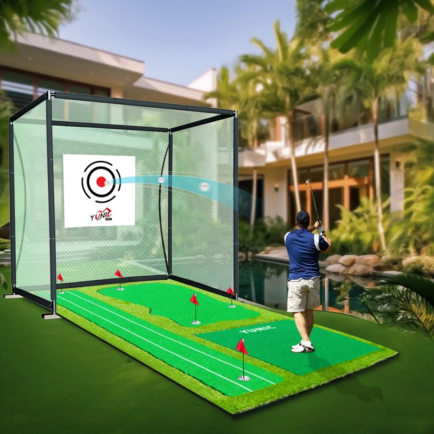 Golf Putting Green (16ft, Style A) - BIG FRENCHIES