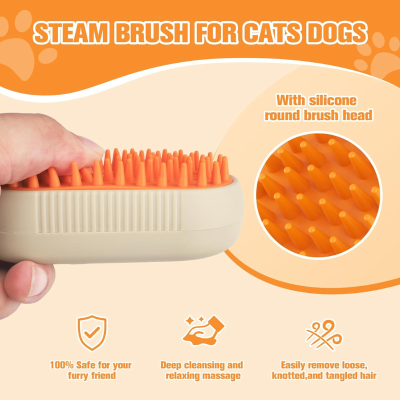 GroomBrush-The All-in-One Pet Gromming Mist Brush - BIG FRENCHIES