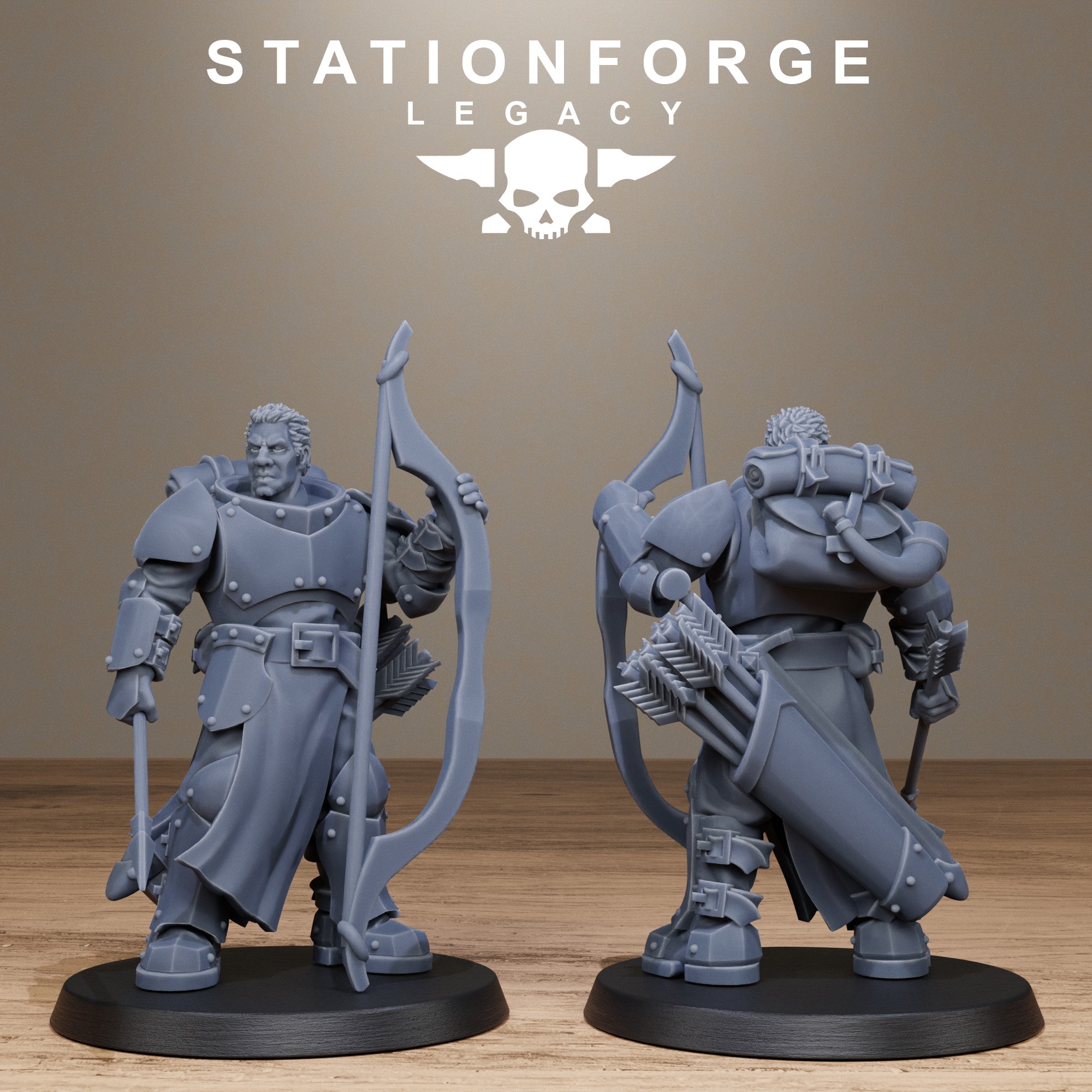 3D Printed Solaris Archers by Stationforge Miniatures