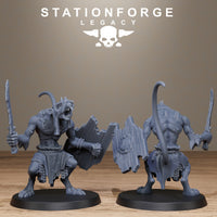 3D Printed Rotfang Melee Infantry by Stationforge Legacy Miniatures