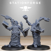 3D Printed Scavenger Monks by StationForge Miniatures