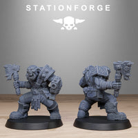 3D Printed Orkaz Bros Infantry by StationForge Miniatures