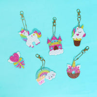 Adorable Keychains Diamond Art Kit – Unicorn (Set of 15) - BIG FRENCHIES