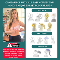 Silicone Breast Pump Flanges - Cushy