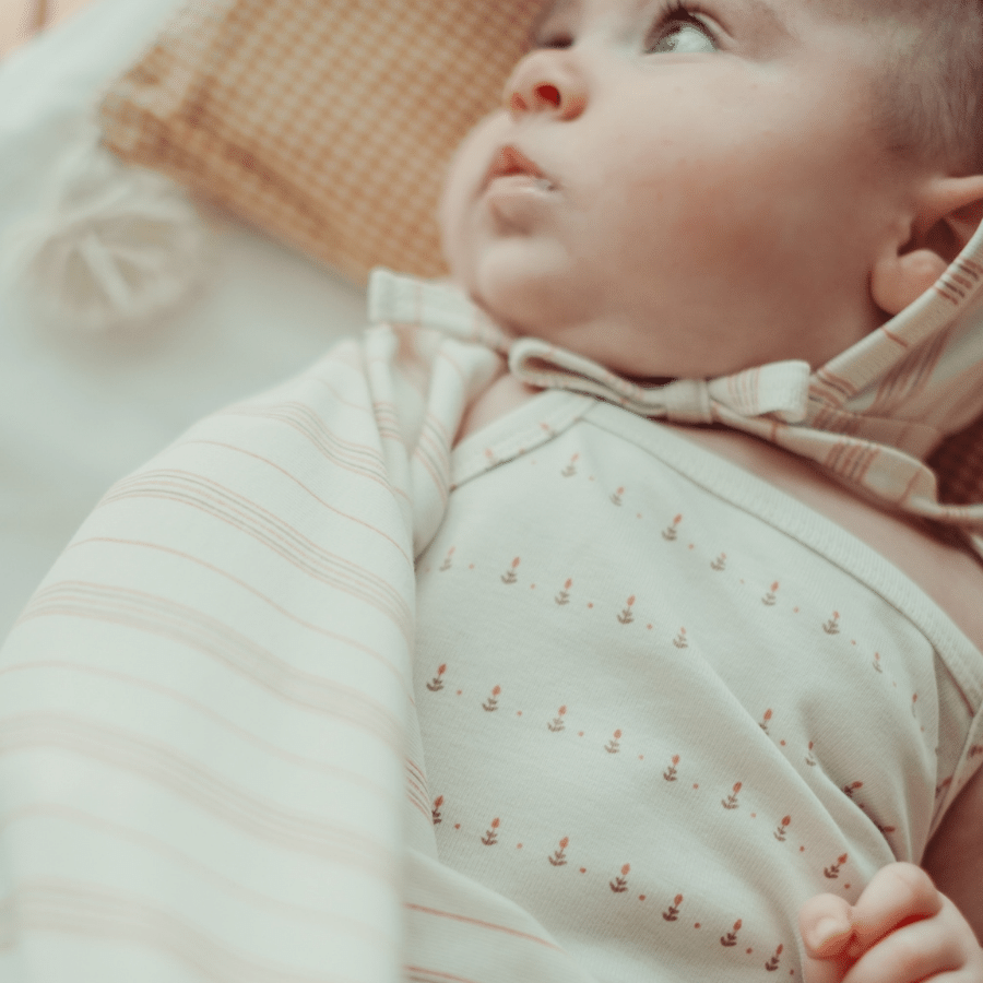 The Printed Romper - Mini Tulip