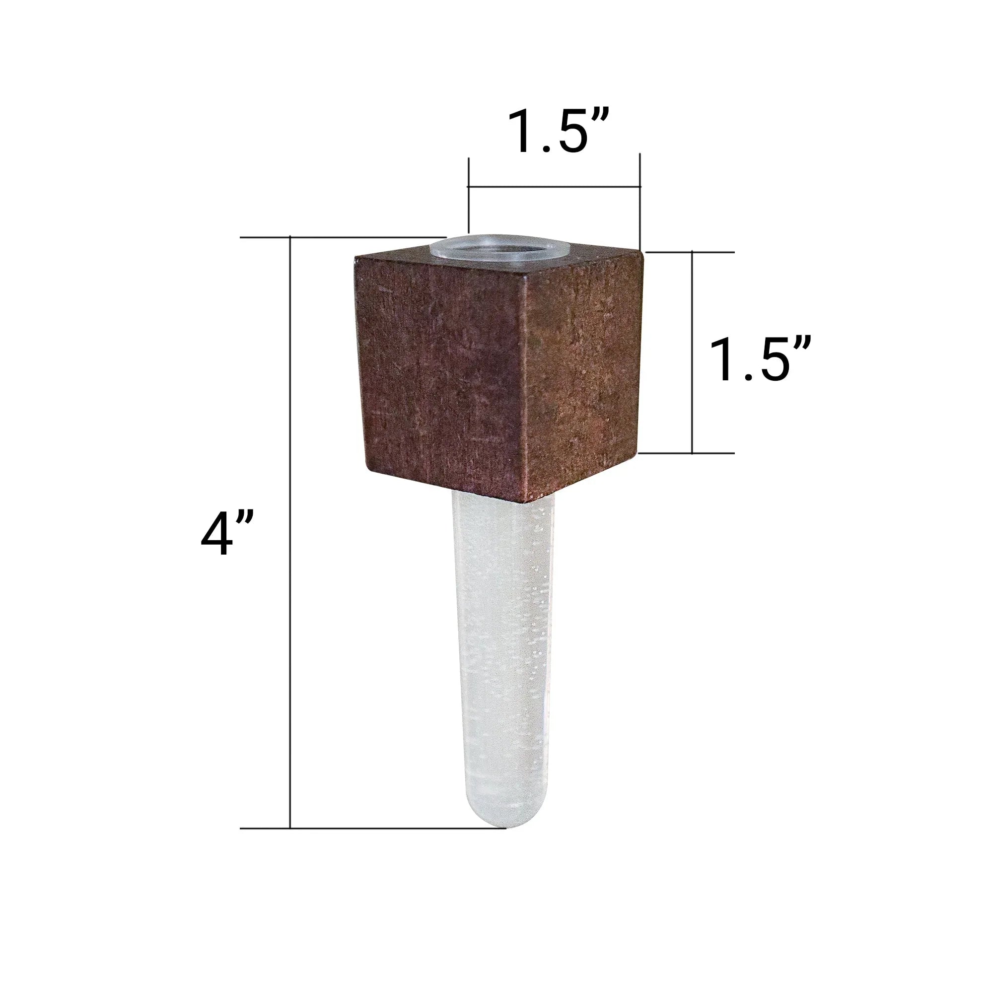 Mini Vase Magnets – Set of 2 – Beech & Walnut Wood – Decorative Fridge Magnets for Small Flowers or Greenery - BIG FRENCHIES