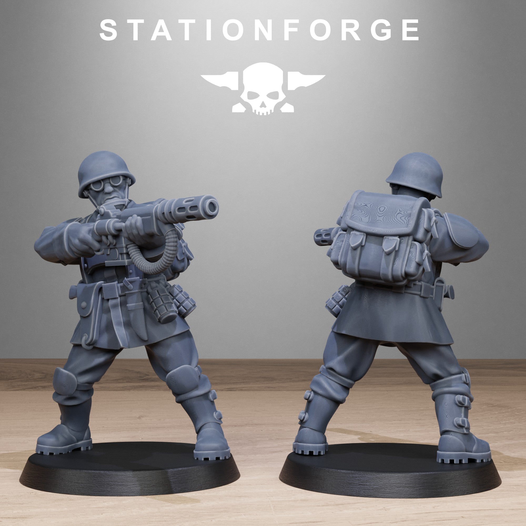 3D Printed FreeGuard Infantry by StationForge Miniatures