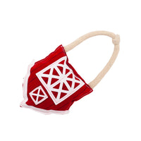 Country Living Faux Leather Red Barn Dog Chew Toy – Safe, Long-Lasting, and Non-Toxic - BIG FRENCHIES