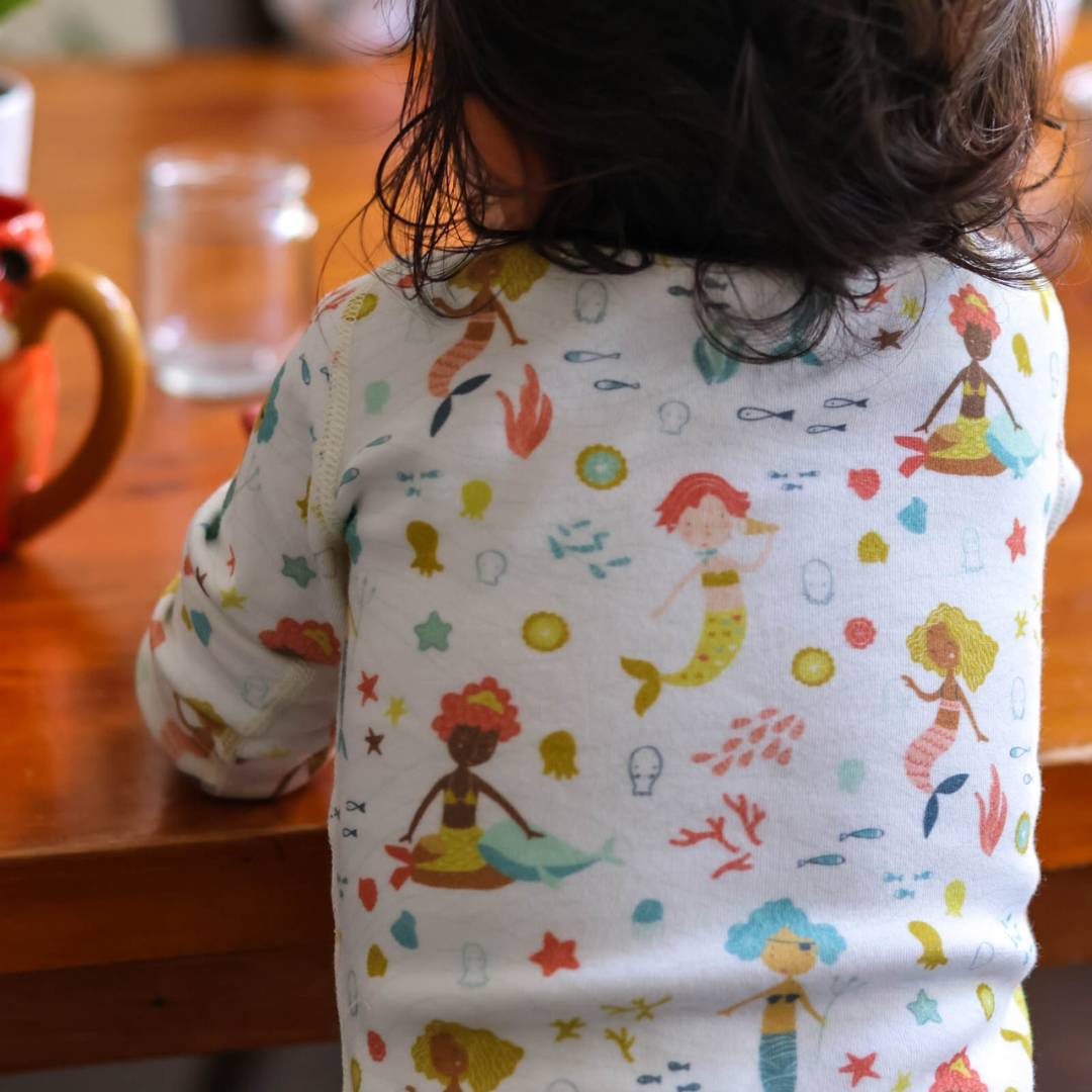 Mermaids from around the world Organic Pajamas - BIG FRENCHIES