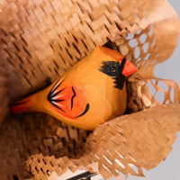 Hand Carved Cardinal Bird, Unique Gift for Loved Ones - BIG FRENCHIES
