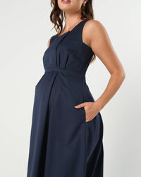 INTO THE BLUE Empire Maternity & Nursing Dress (Regular & Petite) - BIG FRENCHIES