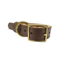 Plain Leather Dog Collar - BIG FRENCHIES