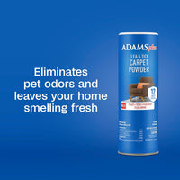Adams Plus Flea & Tick Carpet Powder 16 oz. 30 Day Control Fresh Citrus Scent