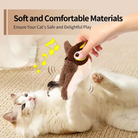 Flapping Bird Cat Toy – Interactive Catnip Plush - BIG FRENCHIES