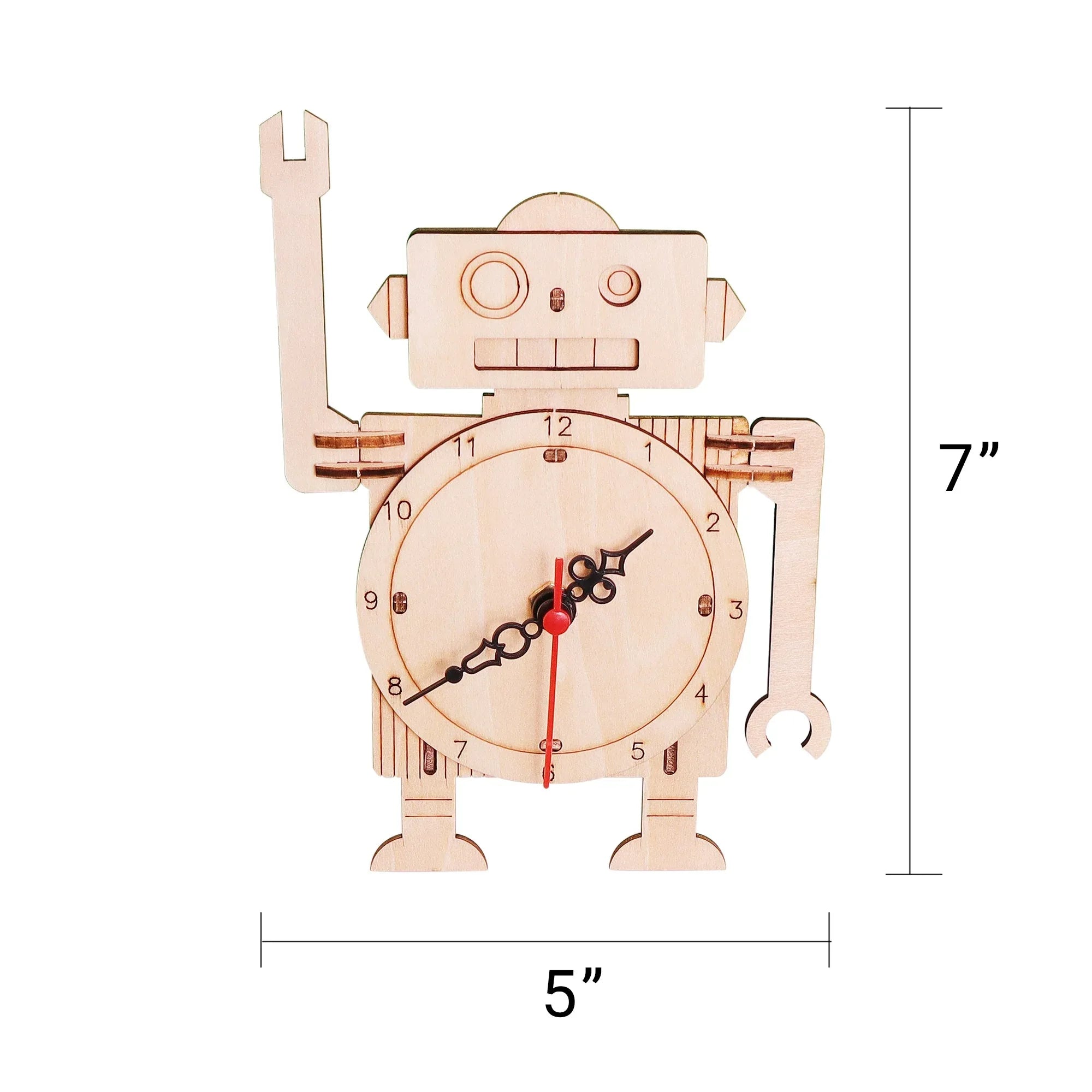 Robot Clock DIY Kit, Educational STEM Toy - BIG FRENCHIES