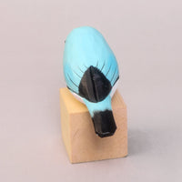 Hand-Carved Wooden Bird Figurine – Blue - BIG FRENCHIES