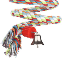 Bird Perch, Large Parrot Toys 63 Inch Climbing Rope Bungee Bird Toys - BIG FRENCHIES