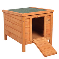 20-inch removable roof, waterproof, green asphalt roof, cedar wood, wooden chicken and rabbit cage