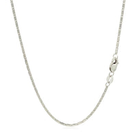 14k White Gold Lumina Pendant Chain 1.0mm