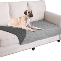 Waterproof Dog Bed Cover Pet Blanket For Furniture Bed Couch Sofa Reversible
