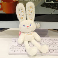 Dopamine-themed Bunny Toy For Your Backpack