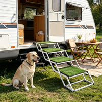 Pet Stairs with Adjustable Height for Outdoor