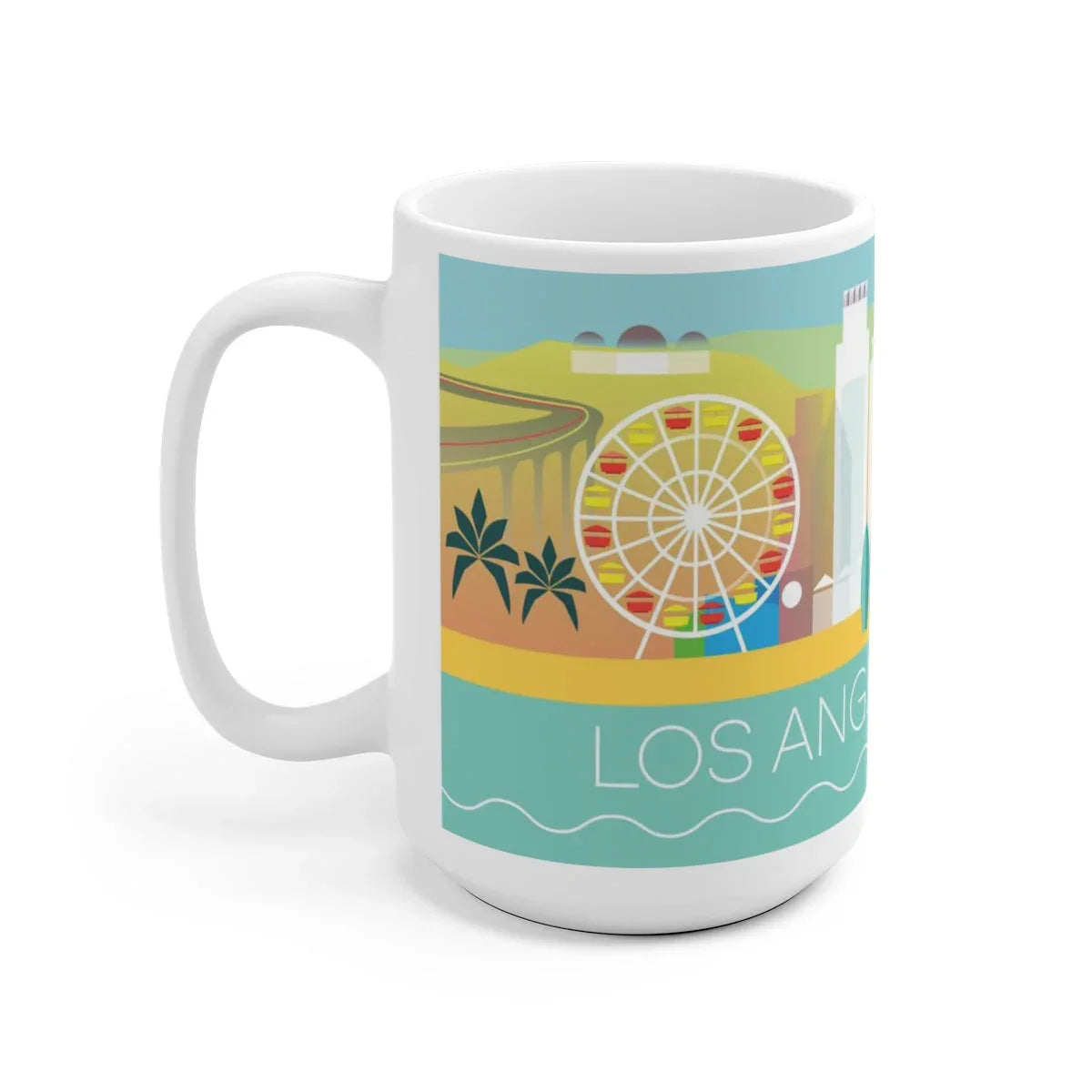 LOS ANGELES 11 OZ OR 15 OZ CERAMIC MUG - BIG FRENCHIES