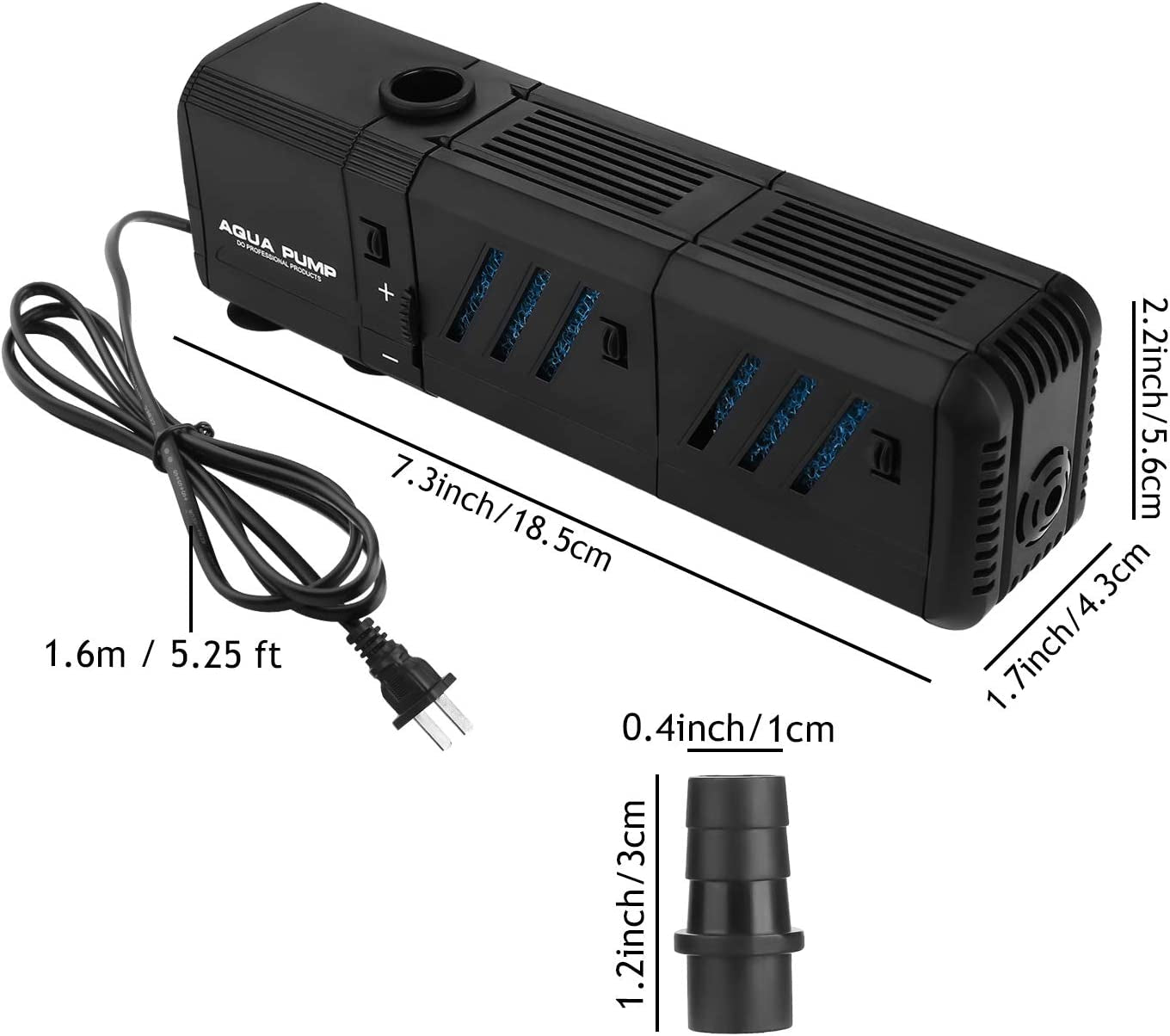 Adjustable Fish Tank Filter for 10-50 Gallon Fish Tank - BIG FRENCHIES