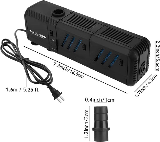 Adjustable Fish Tank Filter for 10-50 Gallon Fish Tank - BIG FRENCHIES
