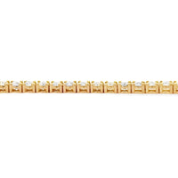 Natural 5.50ct Diamond Tennis Bracelet 18KT Yellow Gold