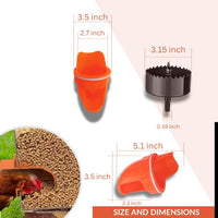Durable Chicken Feeder Rain Proof Poultry Feeder Port Gravity Feed Kit For Buckets, Barrels, Bins, Troughs, Easy Clean -