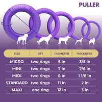 Dog Ring Fetch Toy Large Dogs Maxi Size 1 Pc Purple