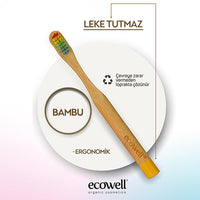 Ecowell Organic Children's Toothpaste - Cosmos Certified, Vegan, Blackberry Flavored for Kids 6+ Months