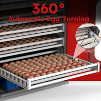 400 Eggs Incubator Cabinet with Automatic Turning&Digital Temperature Control, Large Commercial Poultry Hatcher Cabinet 