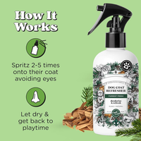 Furrest Fresh Dog Deodorizing Spray, 8 Fl Oz Grooming Perfume For Dog Coat, Pet Odor Neutralizer With Essential Oils, Ve