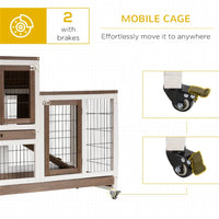 Wooden Rabbit Cage