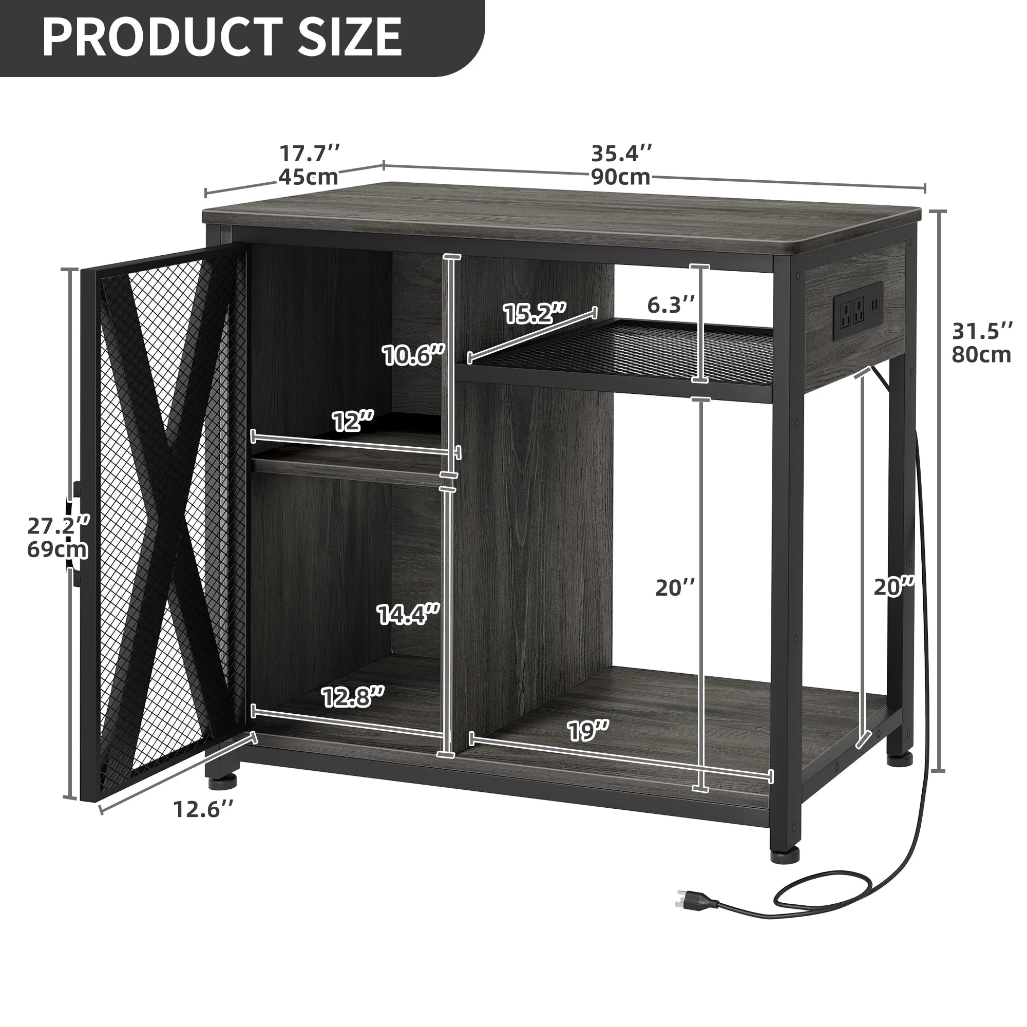 40-50 gallons Fish Tank Stand with Power Outlets - BIG FRENCHIES