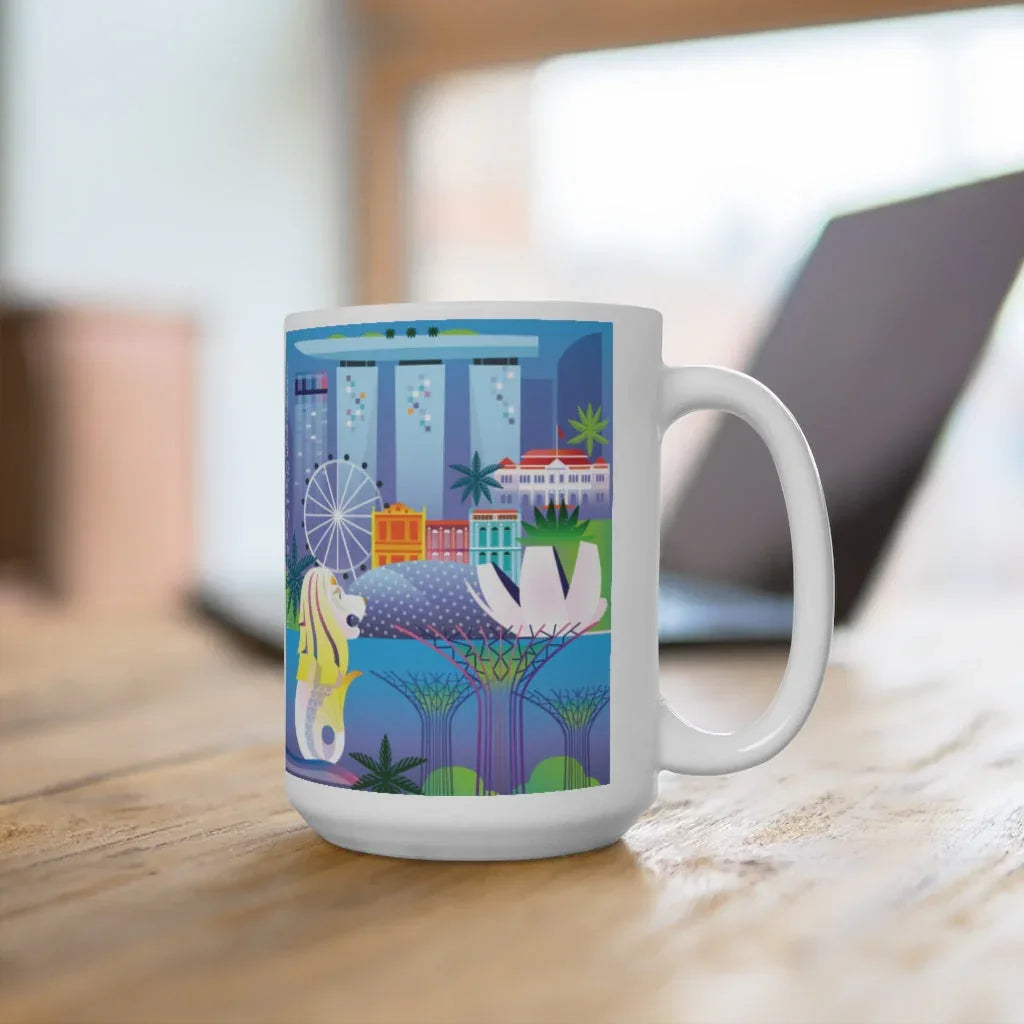 SINGAPORE 11 OZ OR 15OZ CERAMIC MUG - BIG FRENCHIES