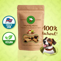 Delightfully Delicious Apple Cinnamon Dog Treats, 8.8 oz Bag, Pack of 12
