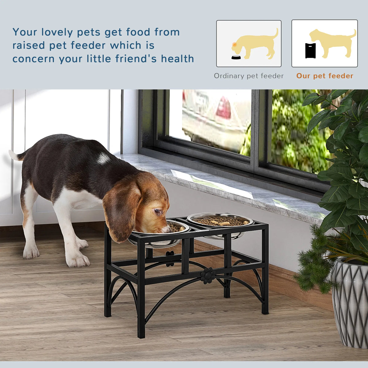Cat Food Feeder Bowl