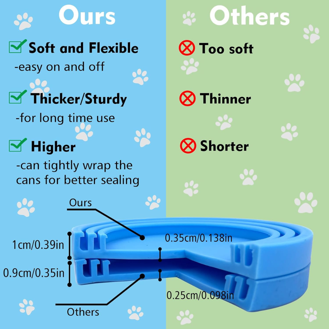 Pet Food Can Cover Silicone Can Lids For Dog And Cat Food